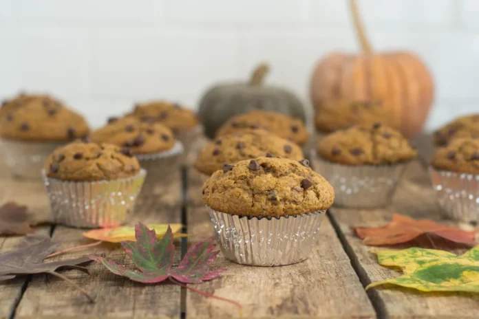 Pumpkin Chocolate Chip Muffins (Bakery-Style Size!)