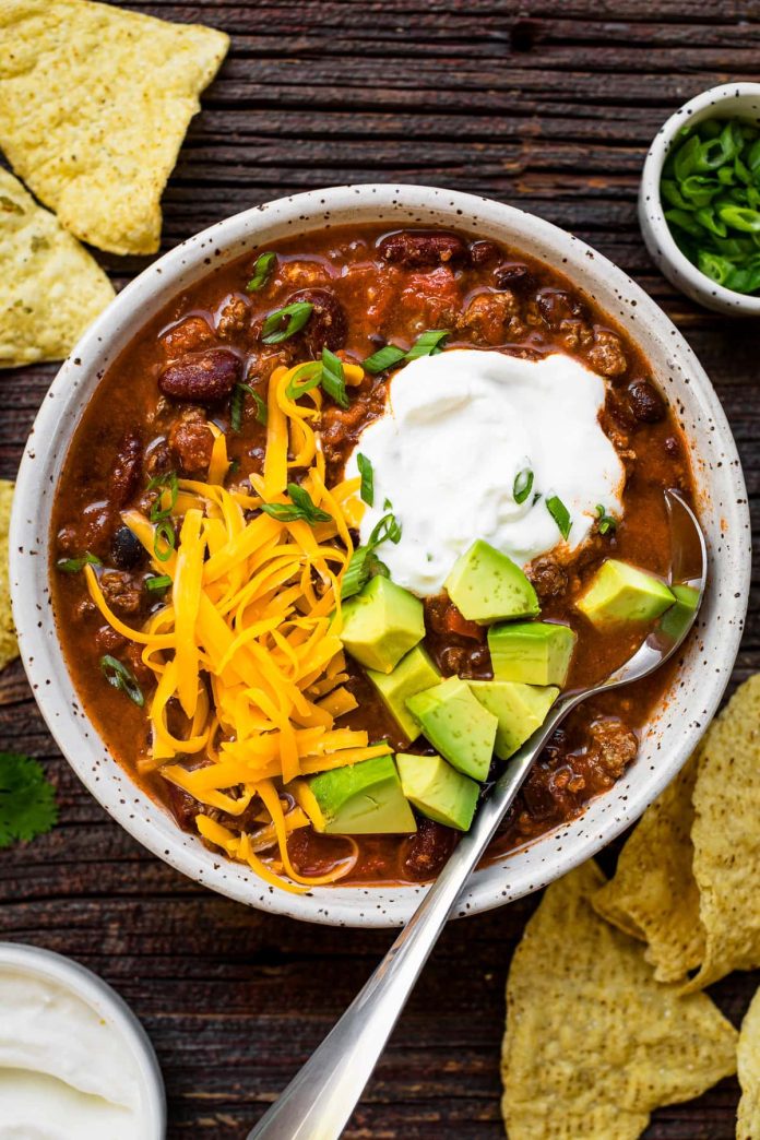 Slow Cooker Chili | Cozy, Healthy Crockpot Dinner