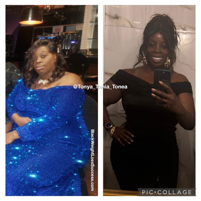 Tonya lost 70 pounds - Black Weight Loss Success