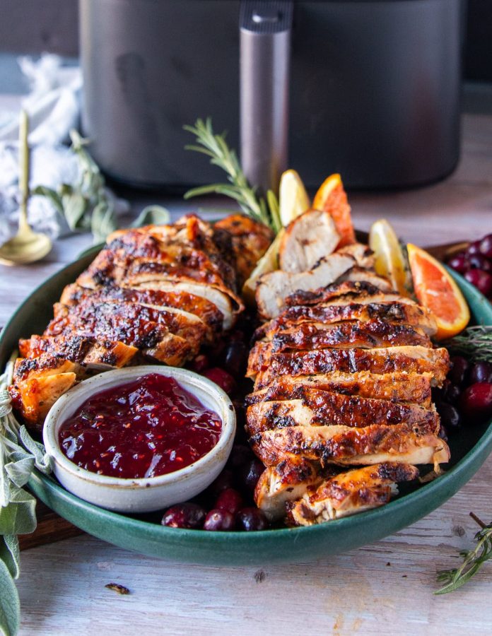 Air Fryer Turkey Breast • Juicy, Crispy & Fast (Step-by-Step & Video) • Two Purple Figs