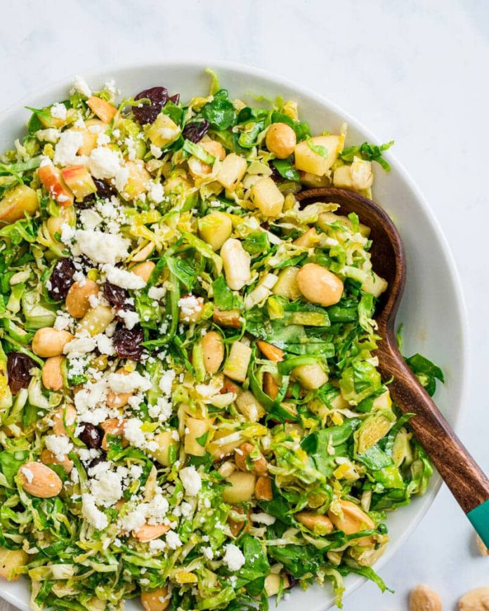 Easy Brussels Sprout Salad – A Couple Cooks