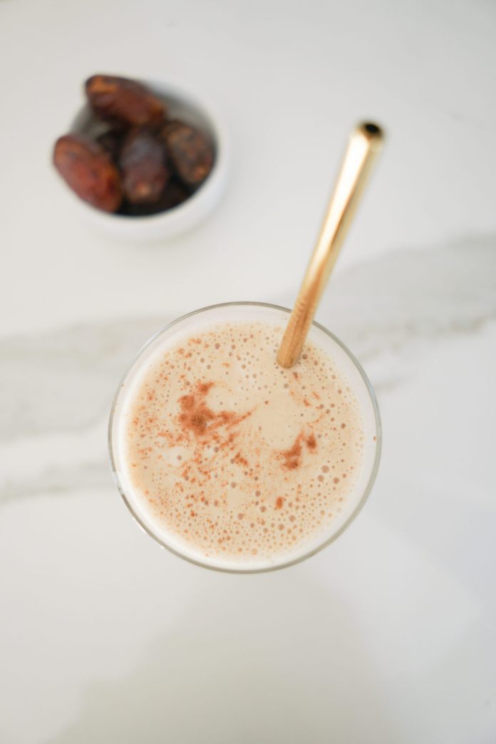 Maple Tahini Date Shake - Whitney E. RD