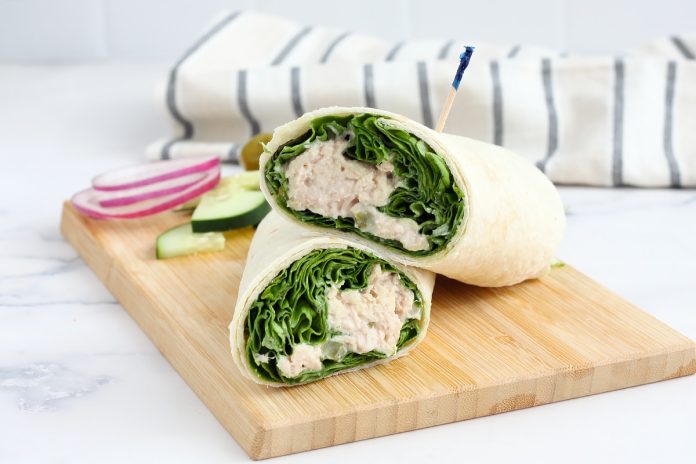 Protein Packed Tuna Wraps - SHK