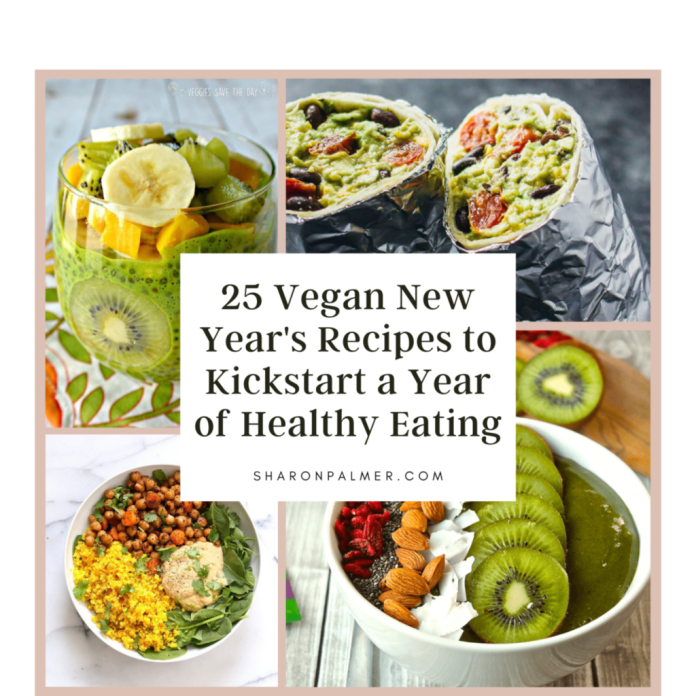 25 Vegan New Year's Recipes to Kickstart a Year of Healthy Eating