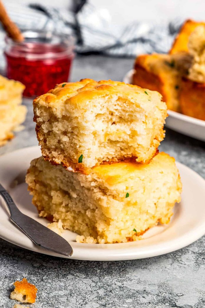 Butter Swim Biscuits Recipe (One Bowl)