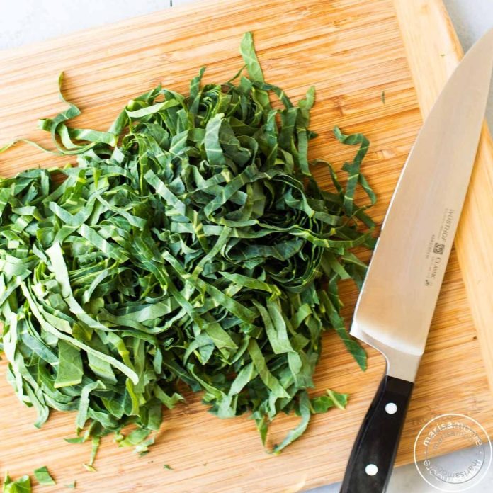 How to Cut Collard Greens