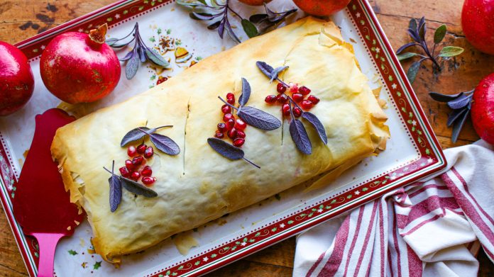 Lentil Butternut Squash Wellington - Sharon Palmer, The Plant Powered Dietitian