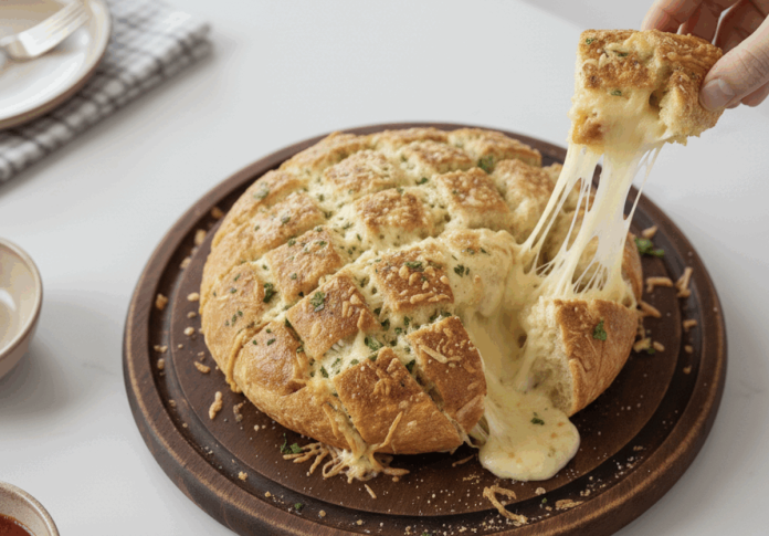 Cheesy Pull-Apart Bread - SHK