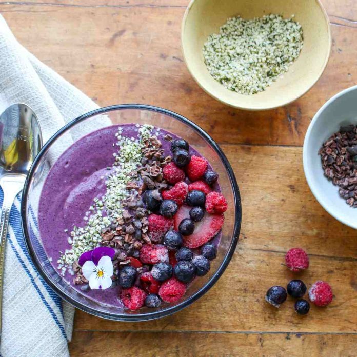 Dazzling Winter Smoothie Bowl - Sharon Palmer, The Plant Powered Dietitian