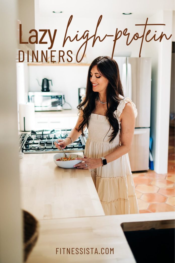 Lazy high-protein dinners I make when I don't want to cook