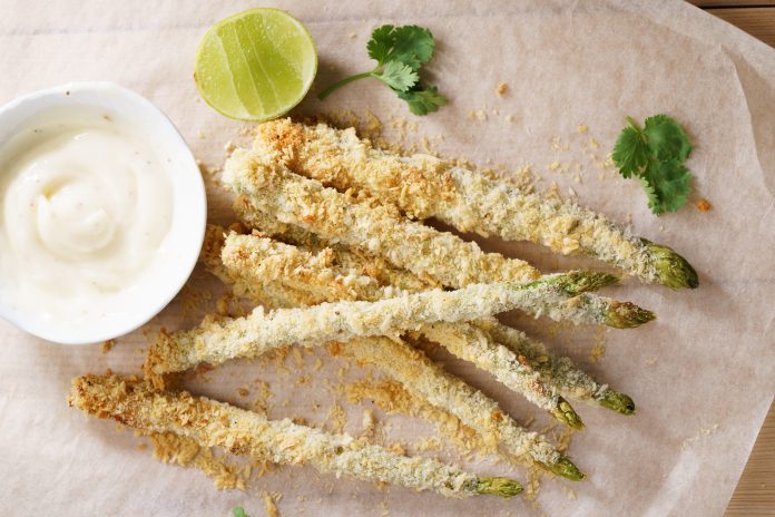Crispy Parmesan Asparagus Fries - SHK
