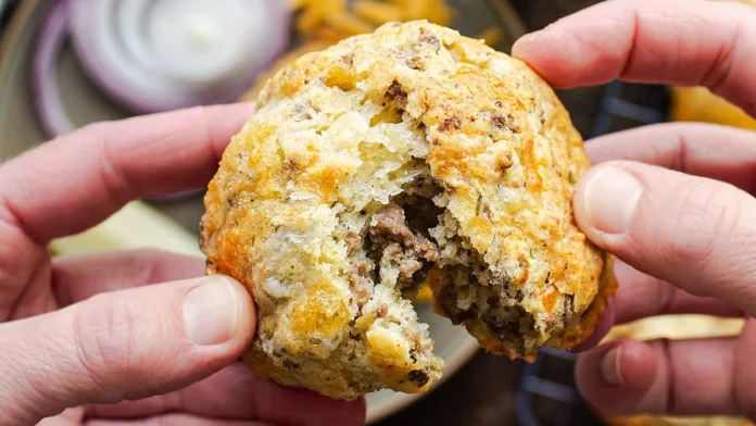 Gluten Free Cheeseburger Bombs - Soft and Chewy