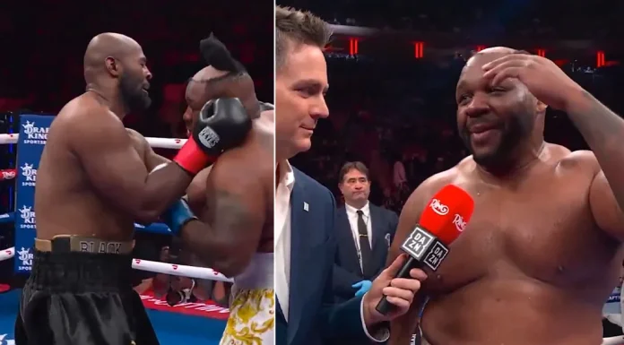 Jarrell Miller’s Hairpiece Knocked Off in Viral Madison Square Garden Boxing Moment