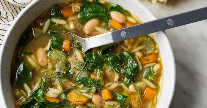 Lemon Orzo Soup Recipe - Love and Lemons