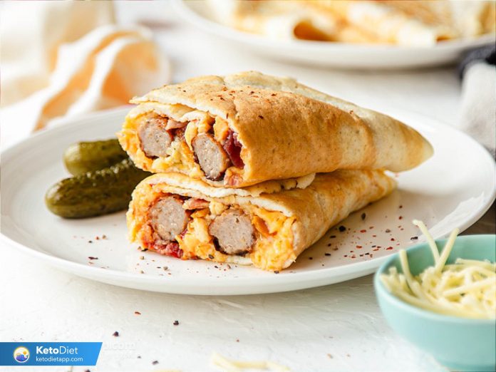 Loaded Egg White Protein Wraps