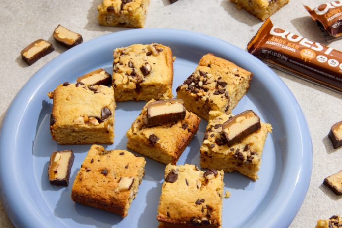 Quest Peanutty Caramel Candy Cookie Bars Recipe