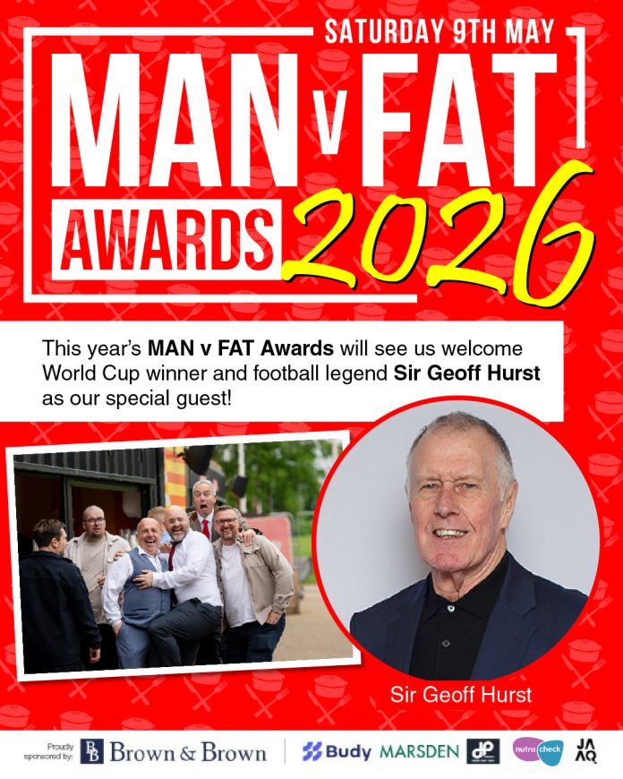 Sir Geoff Hurst to star at MAN v FAT Awards