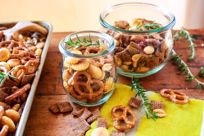 Smoky Rosemary Snack Mix - Sharon Palmer, The Plant Powered Dietitian