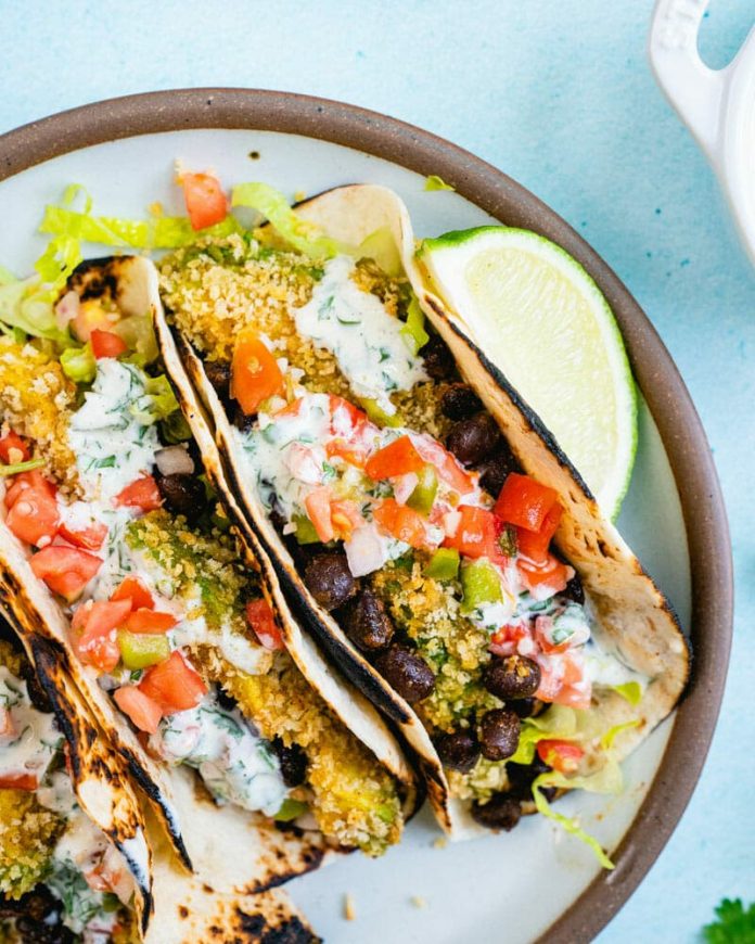 Crispy Avocado Tacos – A Couple Cooks