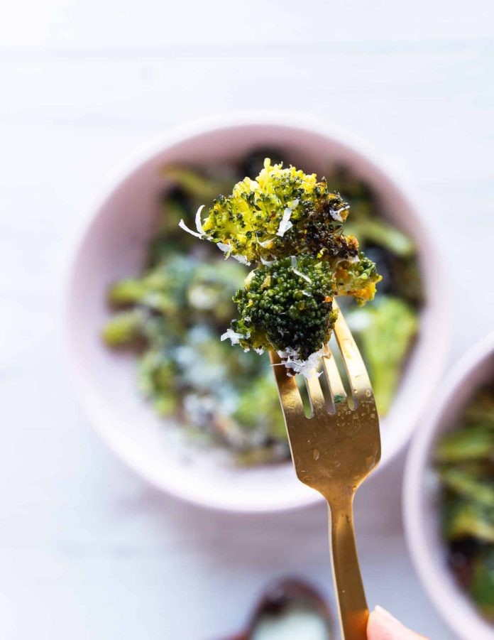 Frozen Broccoli In Air Fryer • Crispy & Easy 12 Mins Broccoli Recipe • Two Purple Figs