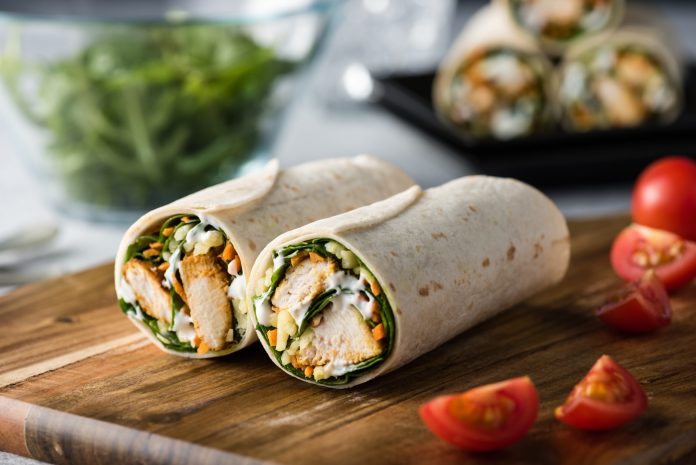 Tandoori Spiced Chicken Wraps - SHK