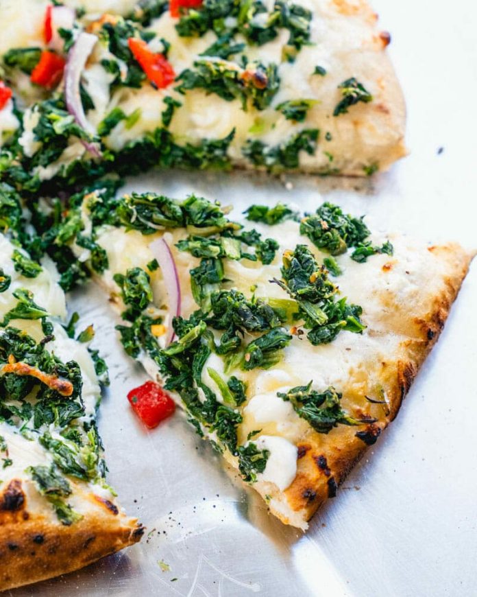The Ultimate Spinach Pizza – A Couple Cooks