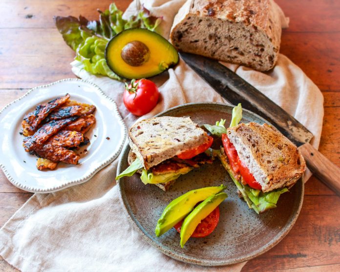Vegan BLTA Sandwich - Sharon Palmer, The Plant Powered Dietitian