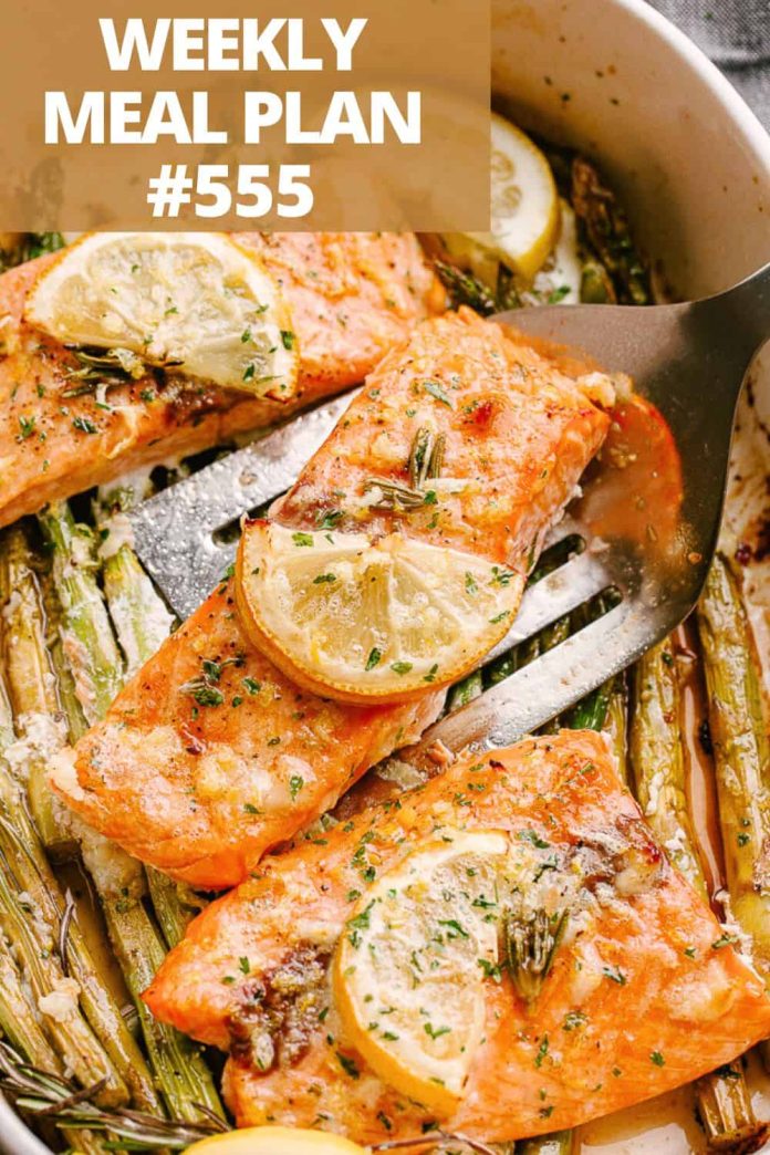 Weekly Meal Plan 555 | Diethood