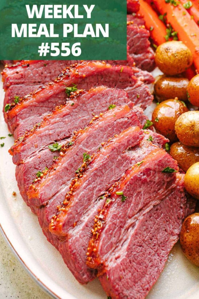 Weekly Meal Plan 556 | Diethood