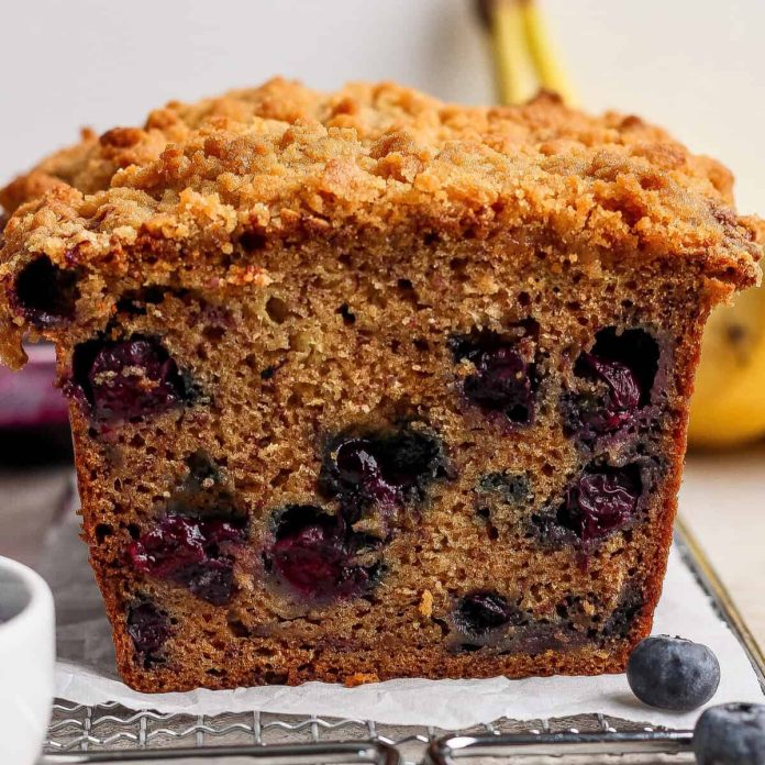 Blueberry Banana Bread - Fit Foodie Finds