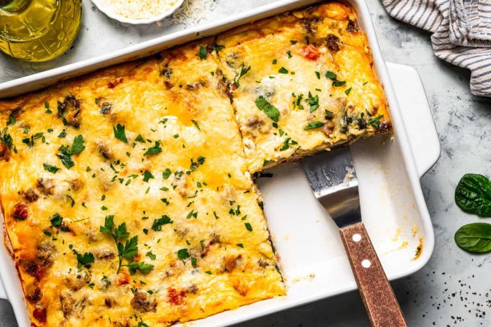 Breakfast Lasagna Recipe | Diethood