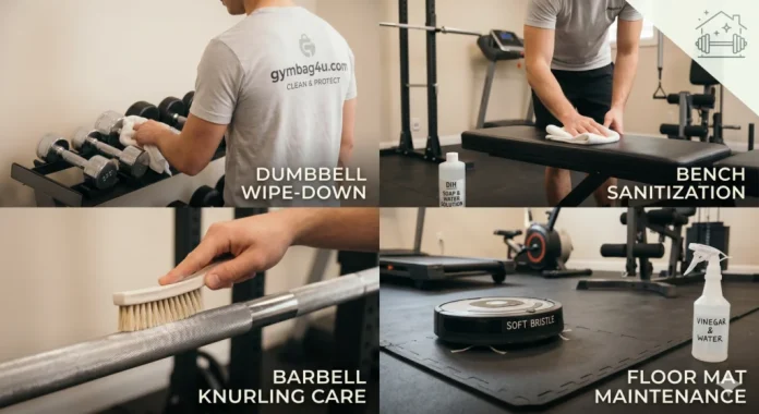 Easy Tips on How to clean Gym Equipment at Home