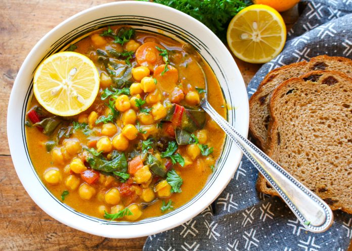 Hearty Chickpea Stew - Sharon Palmer, The Plant Powered Dietitian