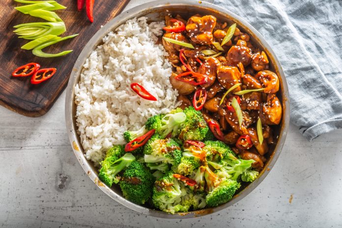 Honey Garlic Teriyaki Chicken Bowls