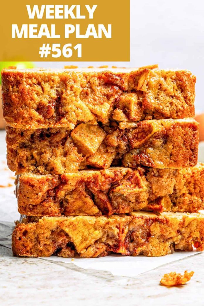 Weekly Meal Plan 561 | Diethood