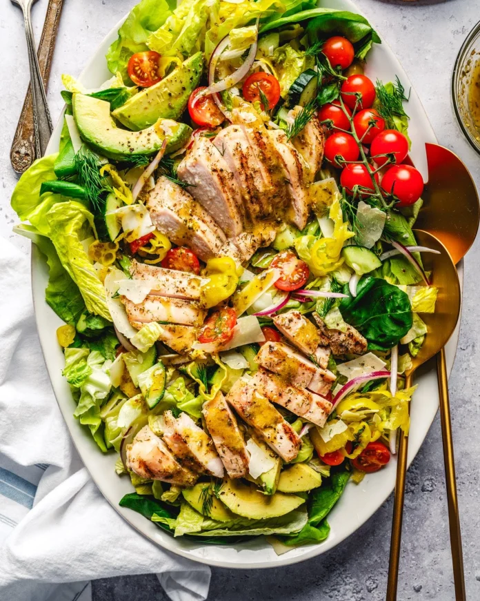 Grilled Chicken Salad – A Couple Cooks