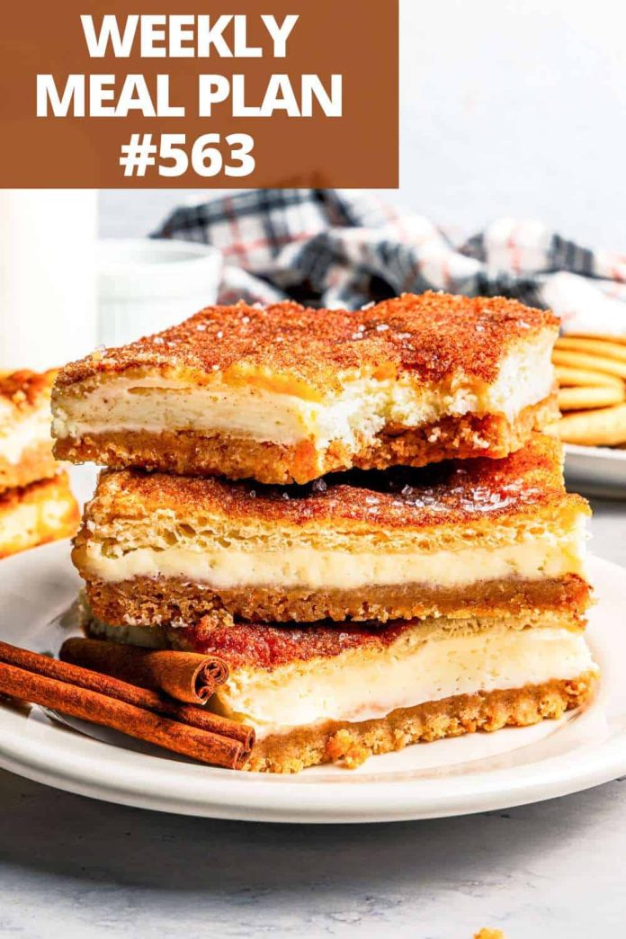 Weekly Meal Plan 563 | Diethood