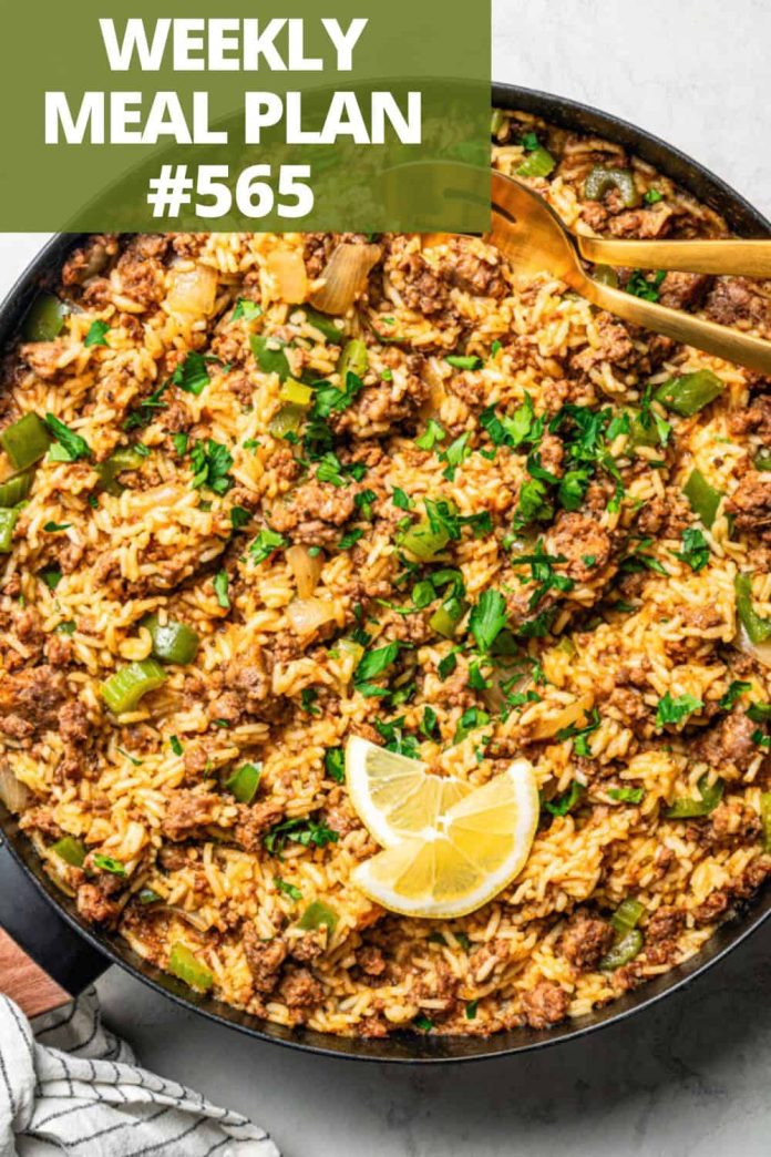 Weekly Meal Plan 565 | Diethood