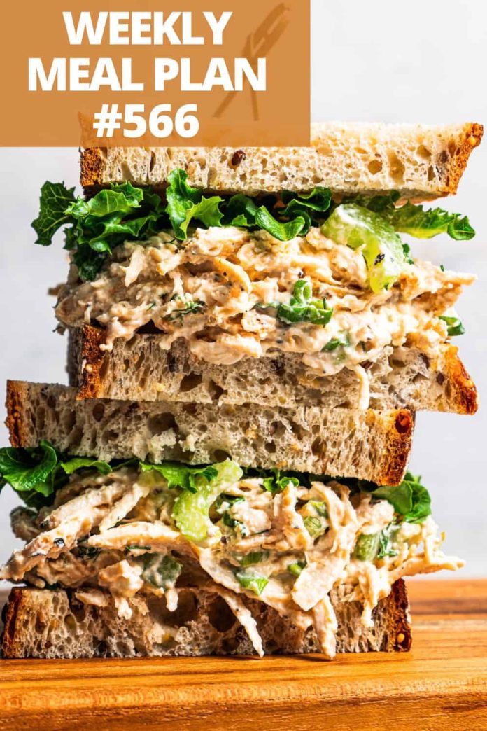 Weekly Meal Plan 566 | Diethood