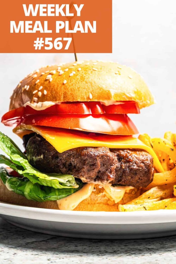 Weekly Meal Plan 567 | Diethood