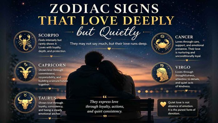 Zodiac Signs That Love Deeply but Quietly (Silent Lovers Signs)