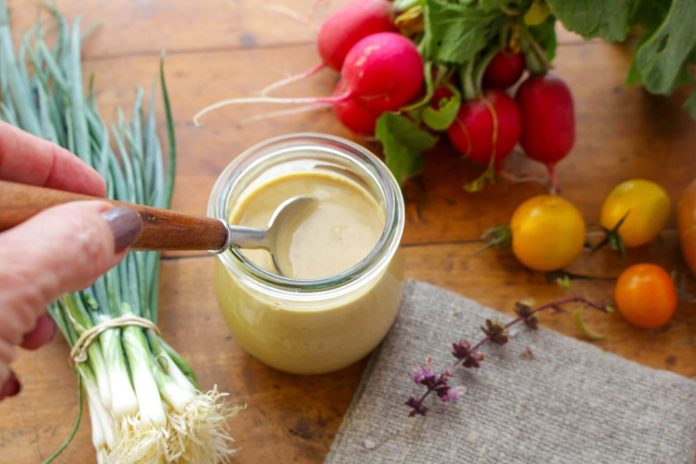 Easy Spicy Peanut Dressing - Sharon Palmer, The Plant Powered Dietitian