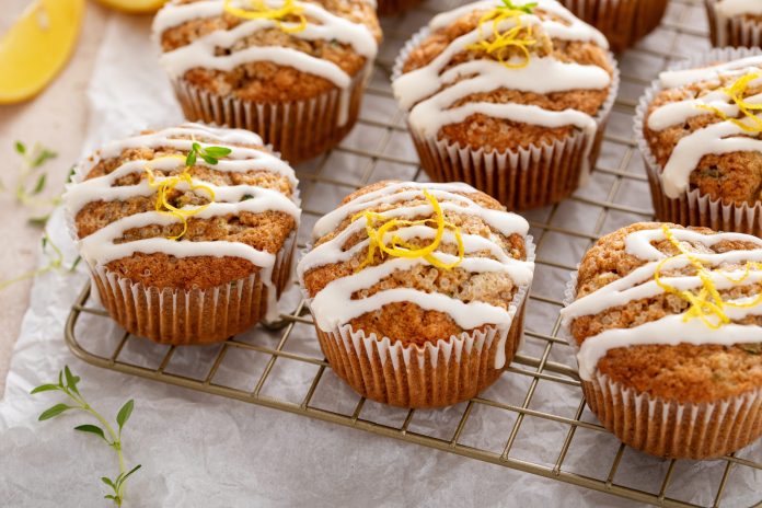 Healthy Lemon Zucchini Muffins - SHK