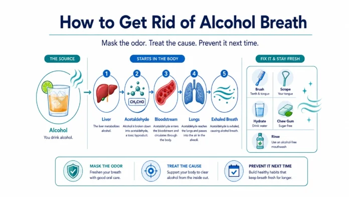 How to Get Rid of Alcohol Breath: Causes and Quick Fixes