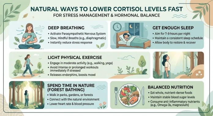 How to Lower Cortisol Levels Naturally Fast to Stress Management and Hormonal Balance