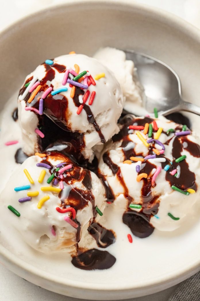 Ninja Creami Vanilla Ice Cream Recipe (25g Protein)
