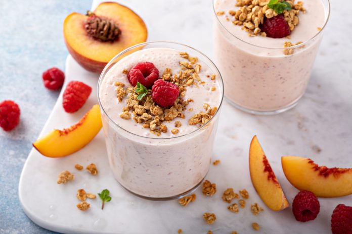 Peach Raspberry Smoothie - SHK