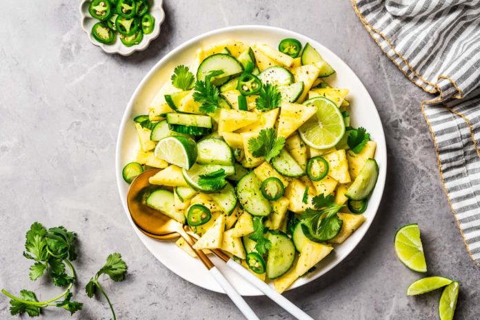 Pineapple Cucumber Salad Recipe | Diethood