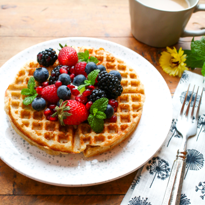 Vegan Swedish Waffles (Classic Crispy Yeasted Våfflor Recipe)