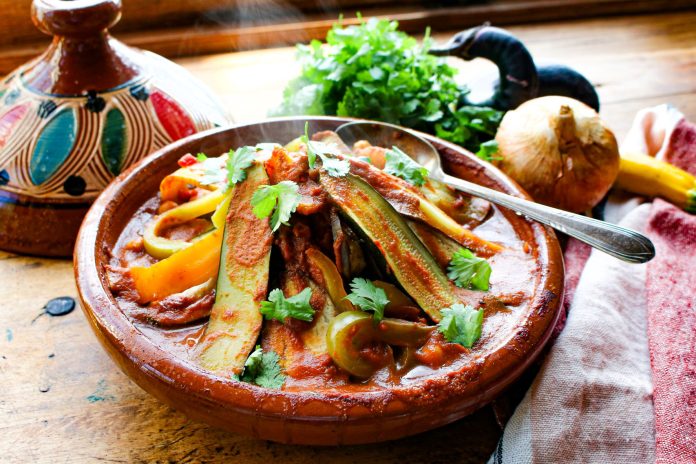 Vegetable Chickpea Tagine - Sharon Palmer, The Plant Powered Dietitian